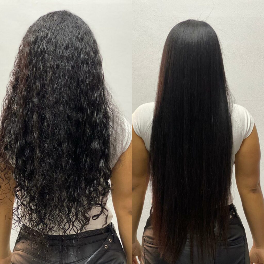 Afro largo Kera Fruit Keratina COCOA 500ml + KIT Post Alisado KERATIN VEG 1000ml