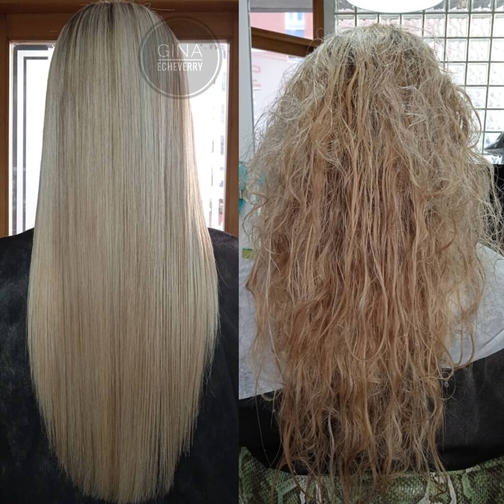 KIT Cirugía Capilar GOLD KERA FRUIT 1L (Reparador Ultra Hidratante)