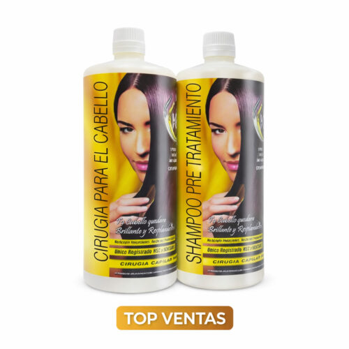 KIT Cirugía Capilar GOLD KERA FRUIT 1L (Reparador Ultra Hidratante)