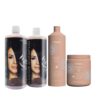 KIT KERA FRUIT Keratina COCOA 1000ml + KIT Post Alisado KERATIN VEG 1000ml