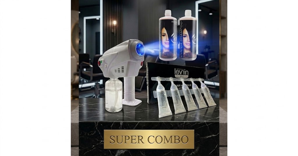 unnamed copia Pistola Pulverizadora Nanotecnología + Proteinas Reparadoras + Kit Keratina Cocoa 1L