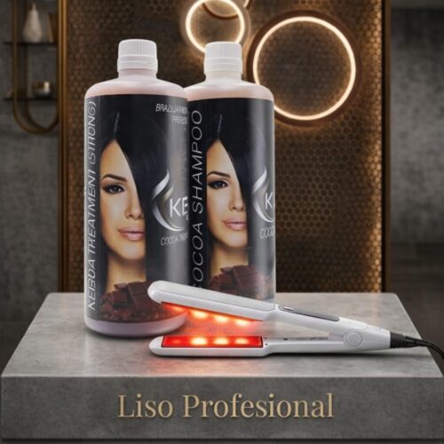 Combo Keratina KeraFruit Cocoa 1L + Plancha de Infrarrojos