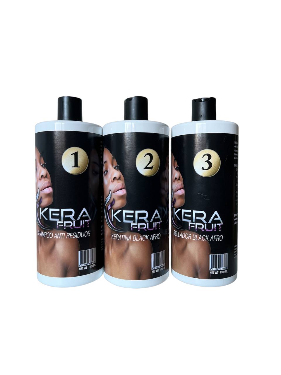 1 KIT de Keratina KERA FRUIT Black Afro (ULTRA Alistante y Sensual) - EDICIÓN LIMITADA