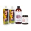 Combo Cirugía Capilar GOLD 1L + KIT Post Alisado Natural Impulse