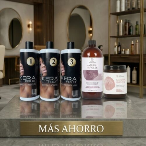 COMBO Keratina Black Afro + KIT Post Alisado